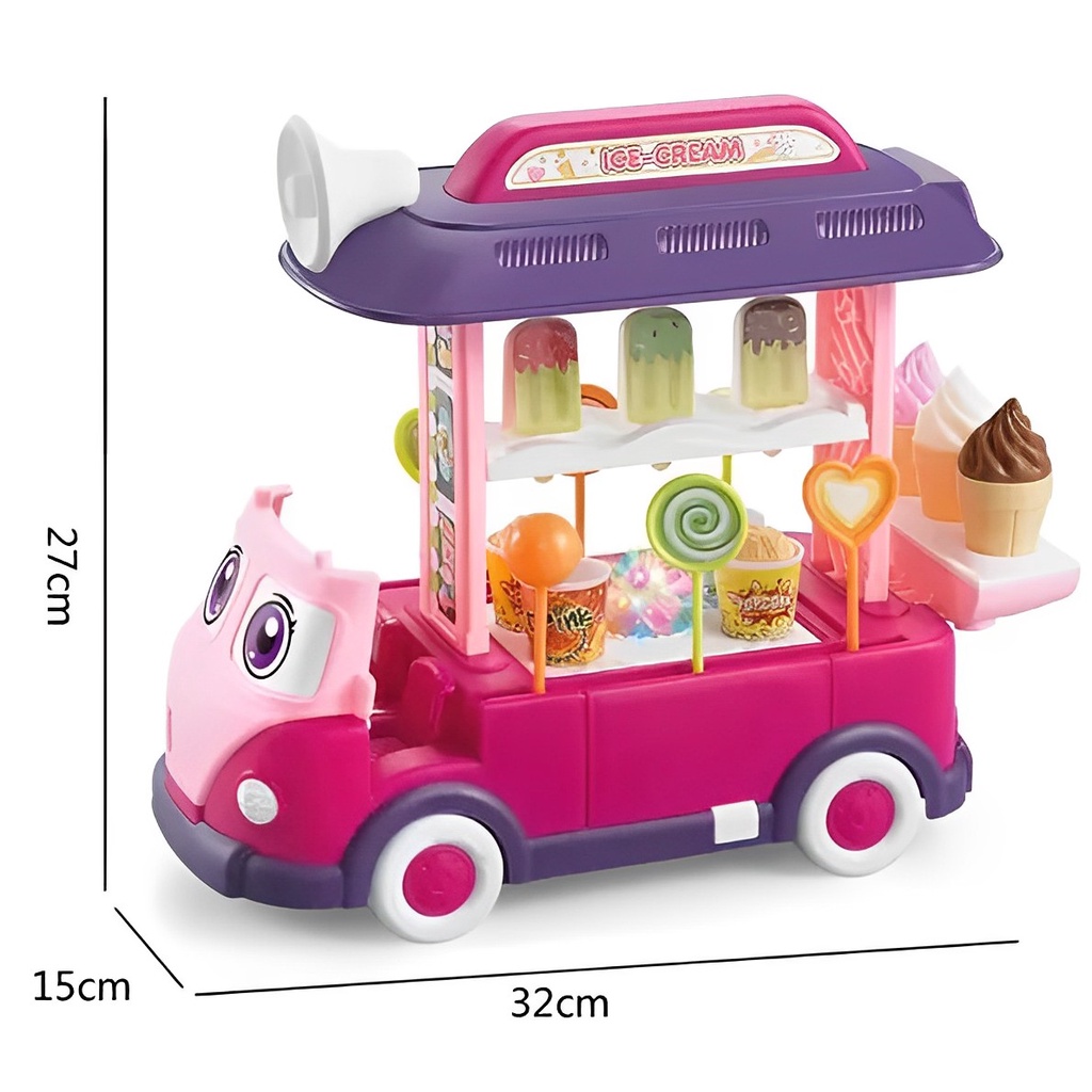 Candy Bus 2in1 Permen &amp; Es Krim | Mainan Anak Perempuan Mobil Jualan Terbaru 2023