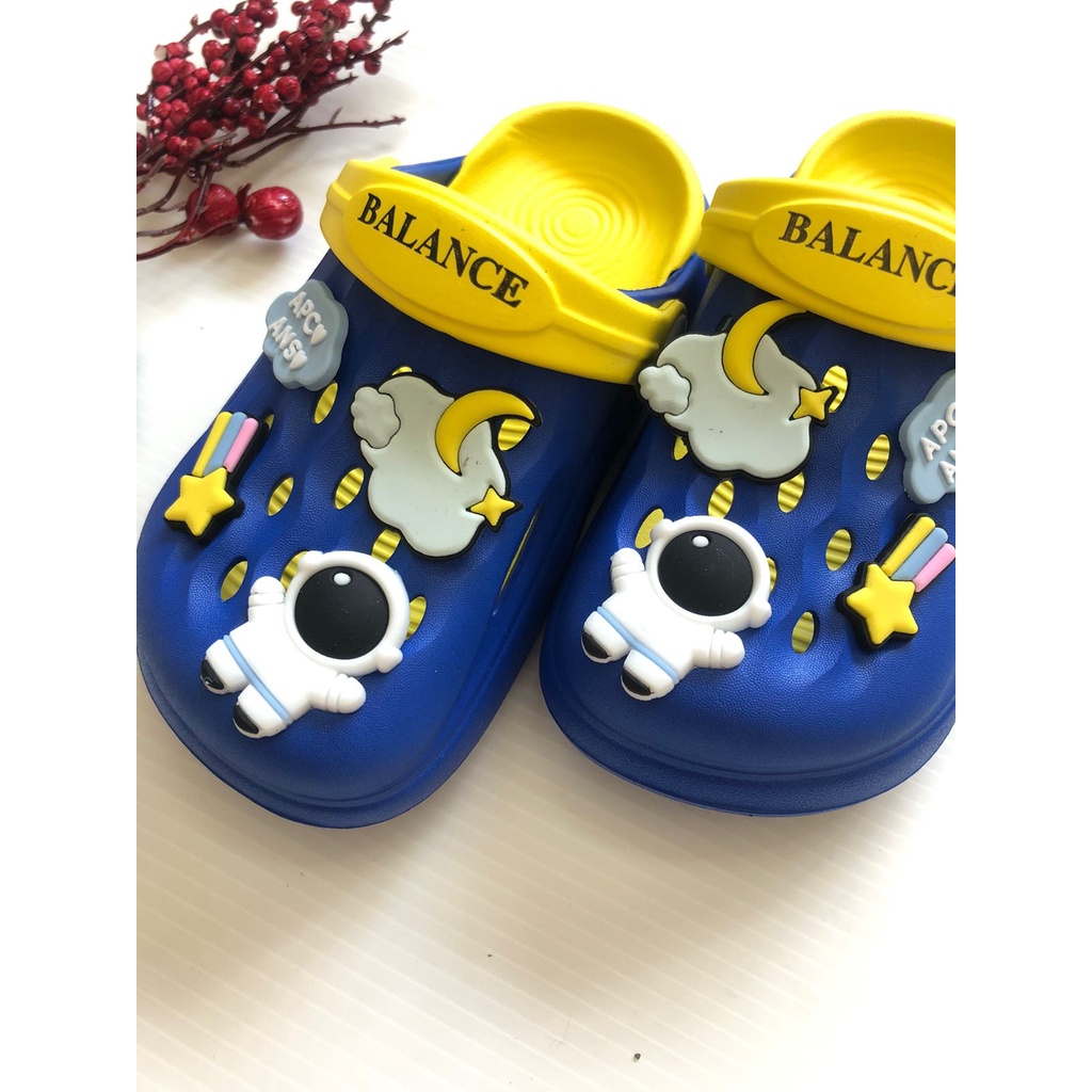 [1-4 Tahun] Sandal Sendal Anak Laki Import Karet Eva CLOUDASTRO Balance 2118-S