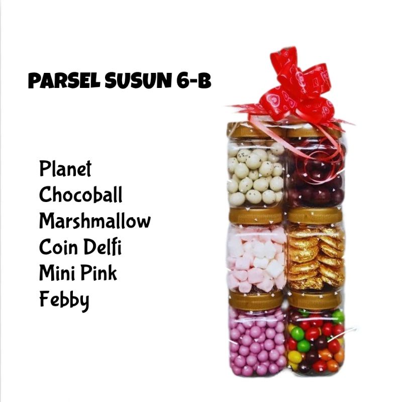 

Parsel Cokelat Toples Susun 6B