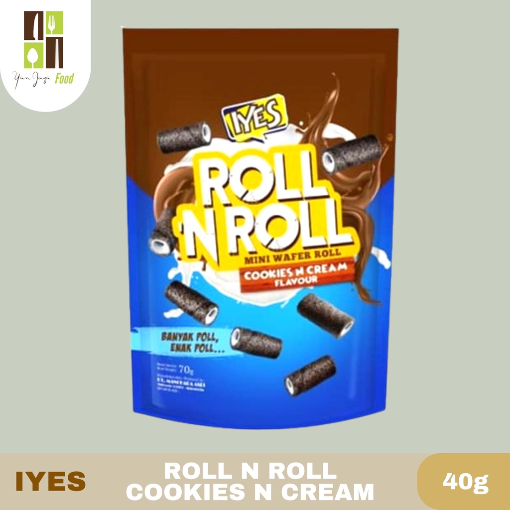 Iyes Roll N Roll Milk Chocolate 40gr [10Pcs]