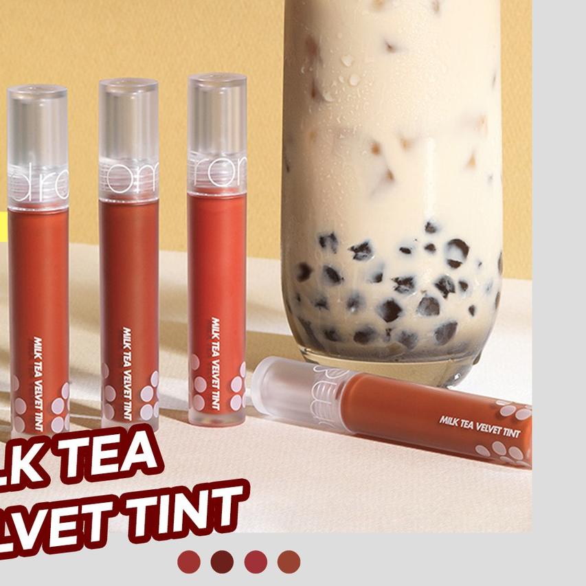 ☟ [NEW VELVET] ROMAND Milk Tea Velvet Tint (4 Colors) disini.shop ♦