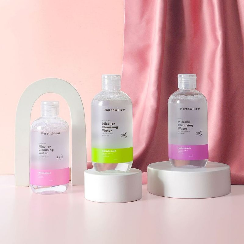 MARSHWILLOW MICELLAR CLEANSING WATER 3 IN 1 250ML