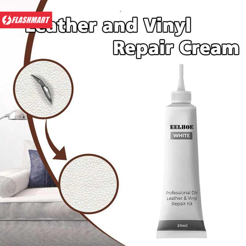 Flashmart Krim Reparasi Kulit Mobil Car Leather Filler Repair Liquid 20ml - G-919