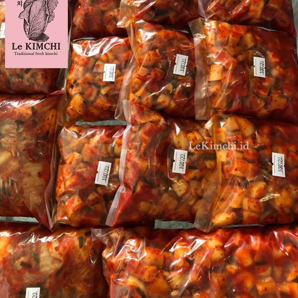 

✧ Kimchi Lobak (Kkakdugi) 500 gr - Le Kimchi Surabaya ❈