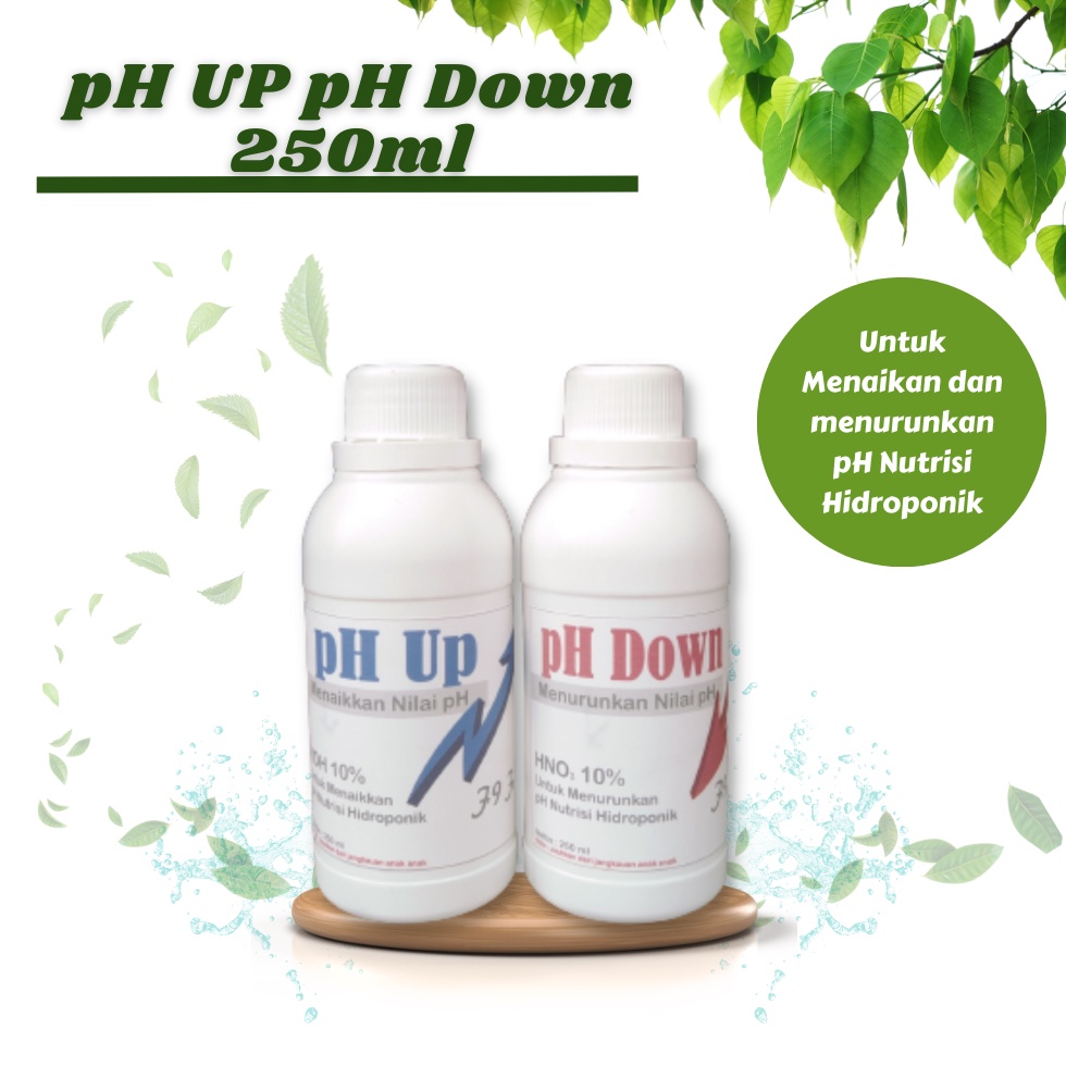 pH Up pH Down Nutrisi Hidroponik -  Botol 250 ml