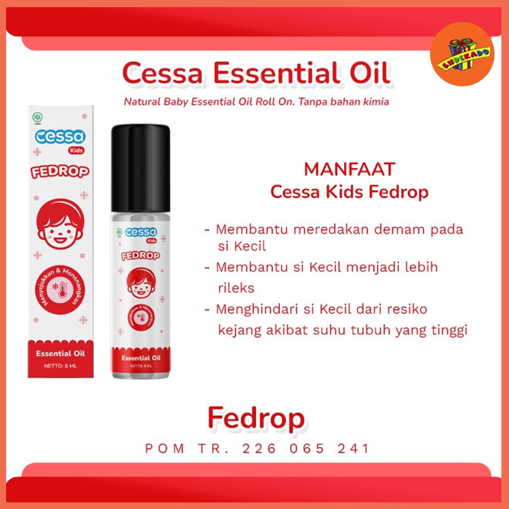 MAKASSAR! CESSA KIDS ESSENTIAL OIL- Minyak Bayi Flu Batuk