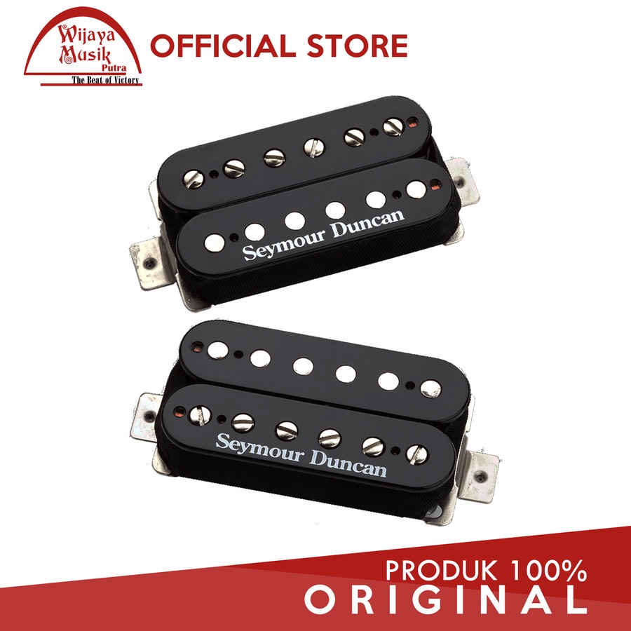 Seymour Duncan Pickup SH-6 Set Distortion Humbucker - Hitam
