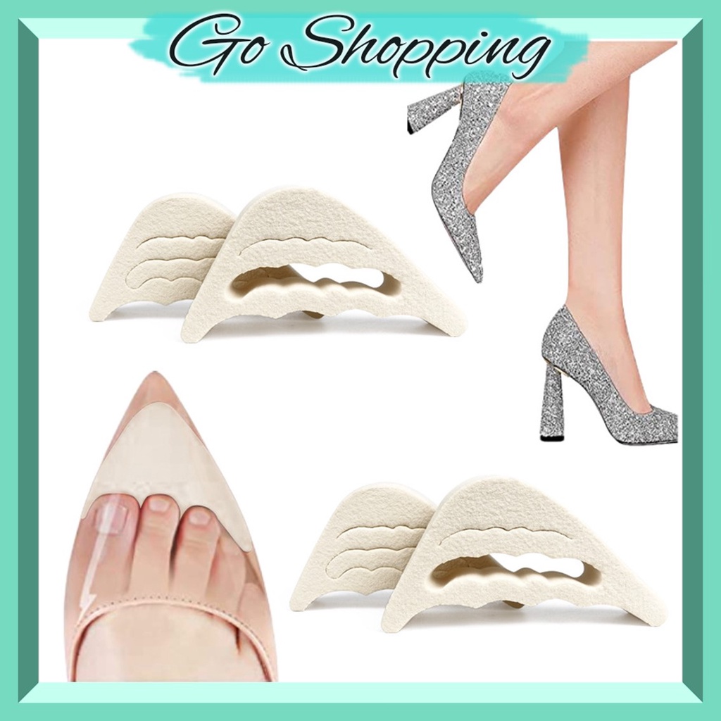 GO!BGS1100 Sepasang Pengganjal Ganjelan Bantalan Ganjal Ganjel Busa Spons Insole Insol Sol Alas Sepatu Kebesaran Wanita