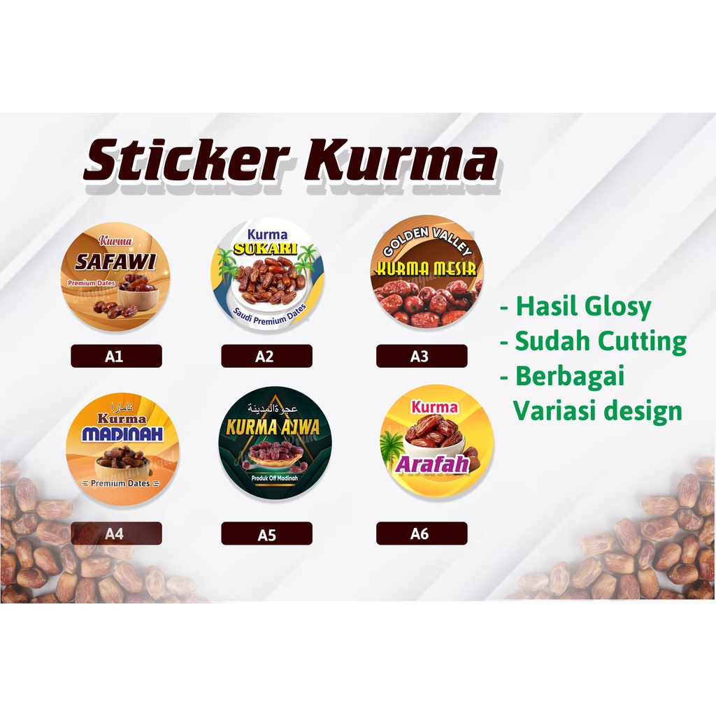 

Stiker Kurma Bulat | | Cutting Cromo Bulat