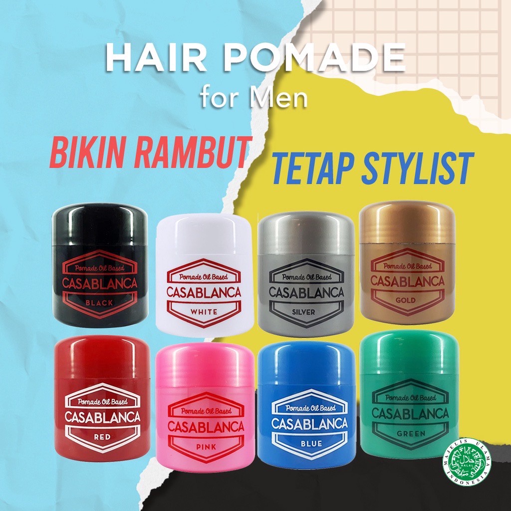 Casablanca Minyak Rambut | Pomade Oil Based 50 Gram