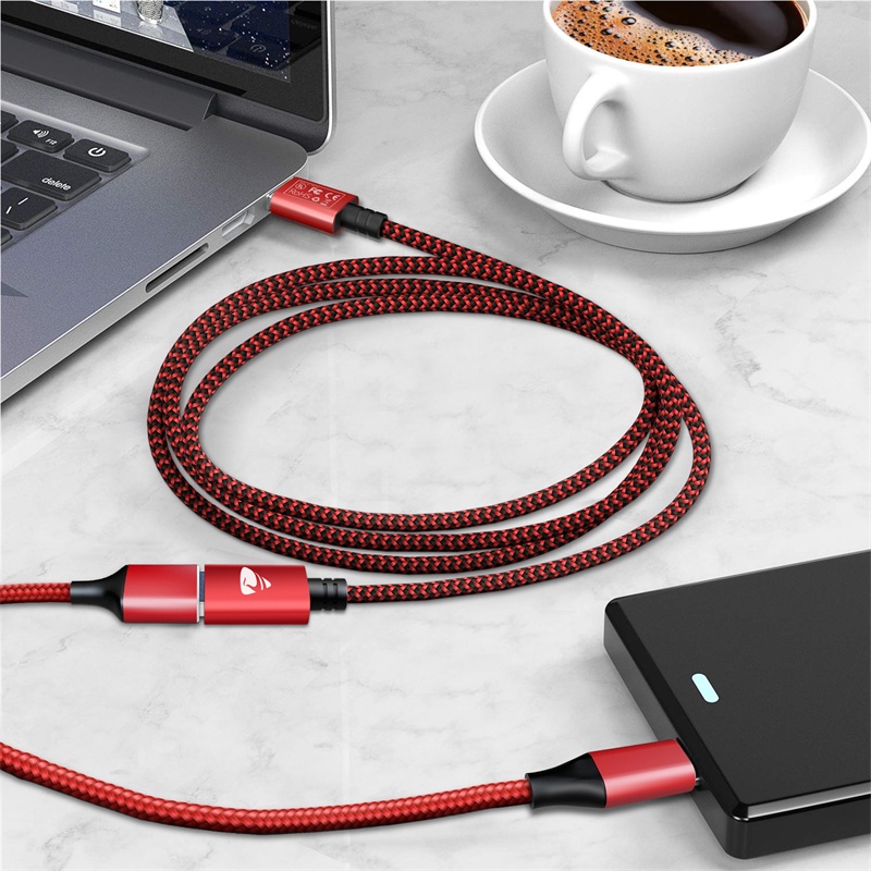 3M Kabel Extension USB 3.0 for Smart TV PS4 Xbox One SSD USB Widely Compatible High Speed Data Transfer Kabel USB Extender Kabel Data Kabel Extension Standard Type A Mini USB 3.0 2.0 Nylon Braided Male to Female extension Line for Laptop