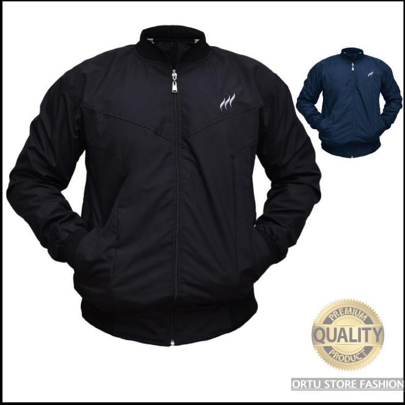 Jaket Bomber pria jumbo big size Parasut Tazlan Gn XXL - XXXL Waterproof / Jaket Casual cowok