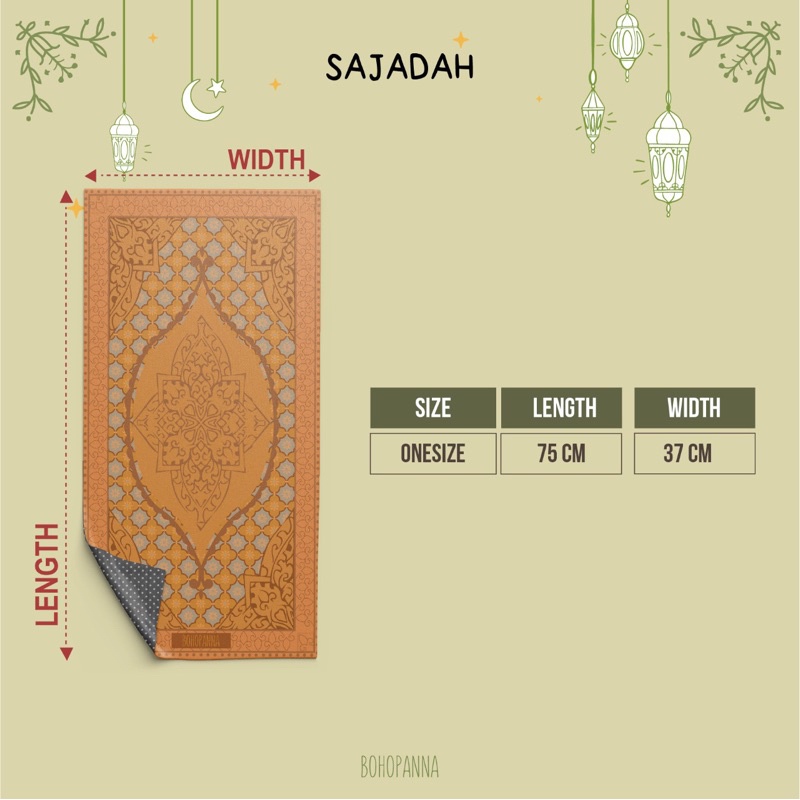 Bohopanna Sajadah Anak - Sajadah Lebaran