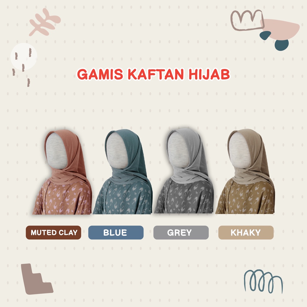 Gamis Anak Perempuan Baju Muslim Anak Dialogue Baby Kaftan Hijab Set Sagita 1-3 Tahun