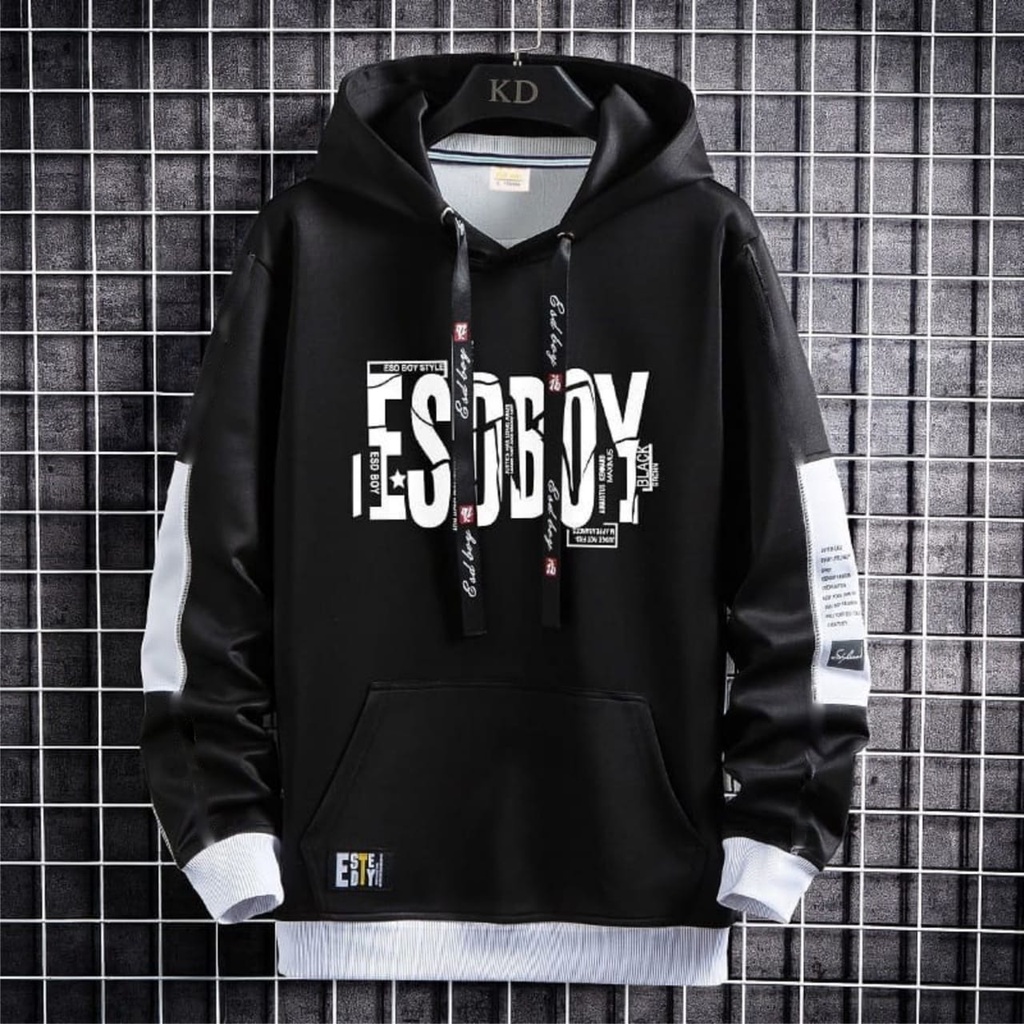 Sweater ESDBOY / Hoodie ESOBOY Jumper Pria Wanita Bahan Fleece Ukuran S M L XL XXL XXXL