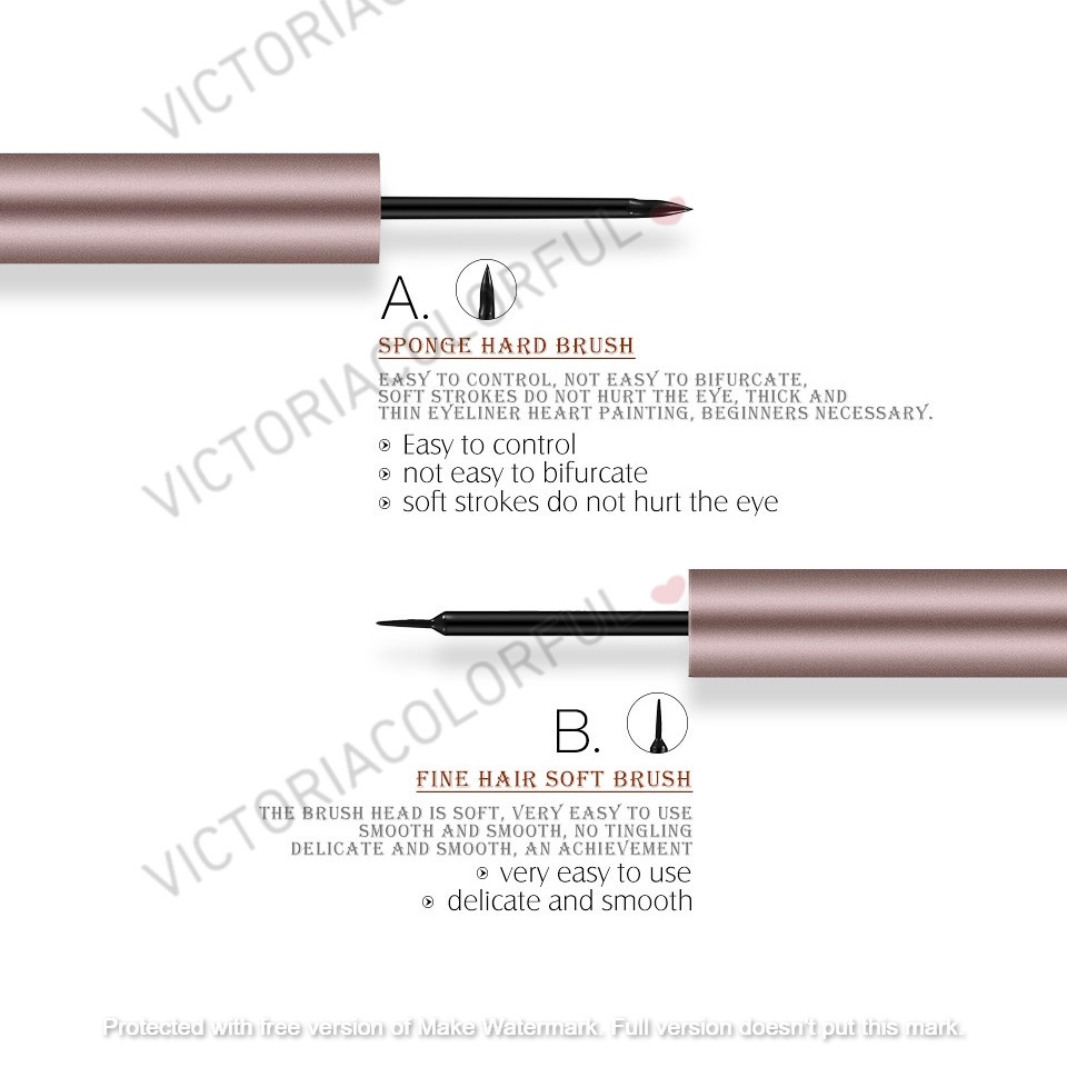 O.TWO.O Liquid Eyeliner Waterproof (A/B)