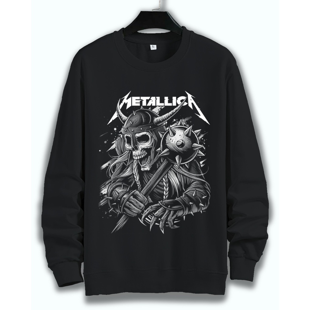 SWEATER UNISEX METALIC PRIA DAN WANITA SWEATER JUMBO