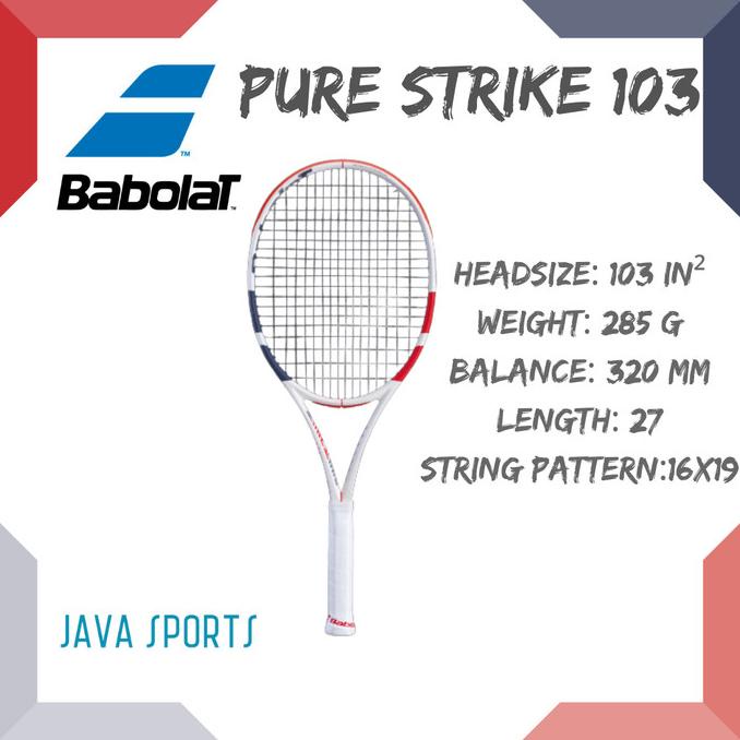 Raket Tenis Babolat Pure Strike 103 | 103 In | 285G Original Tennis Pothabeez99