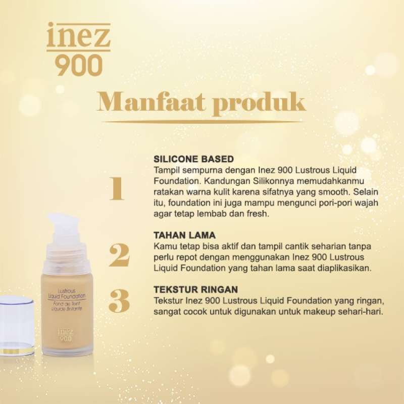 INEZ LUSTROUS LIQUID FOUNDATION