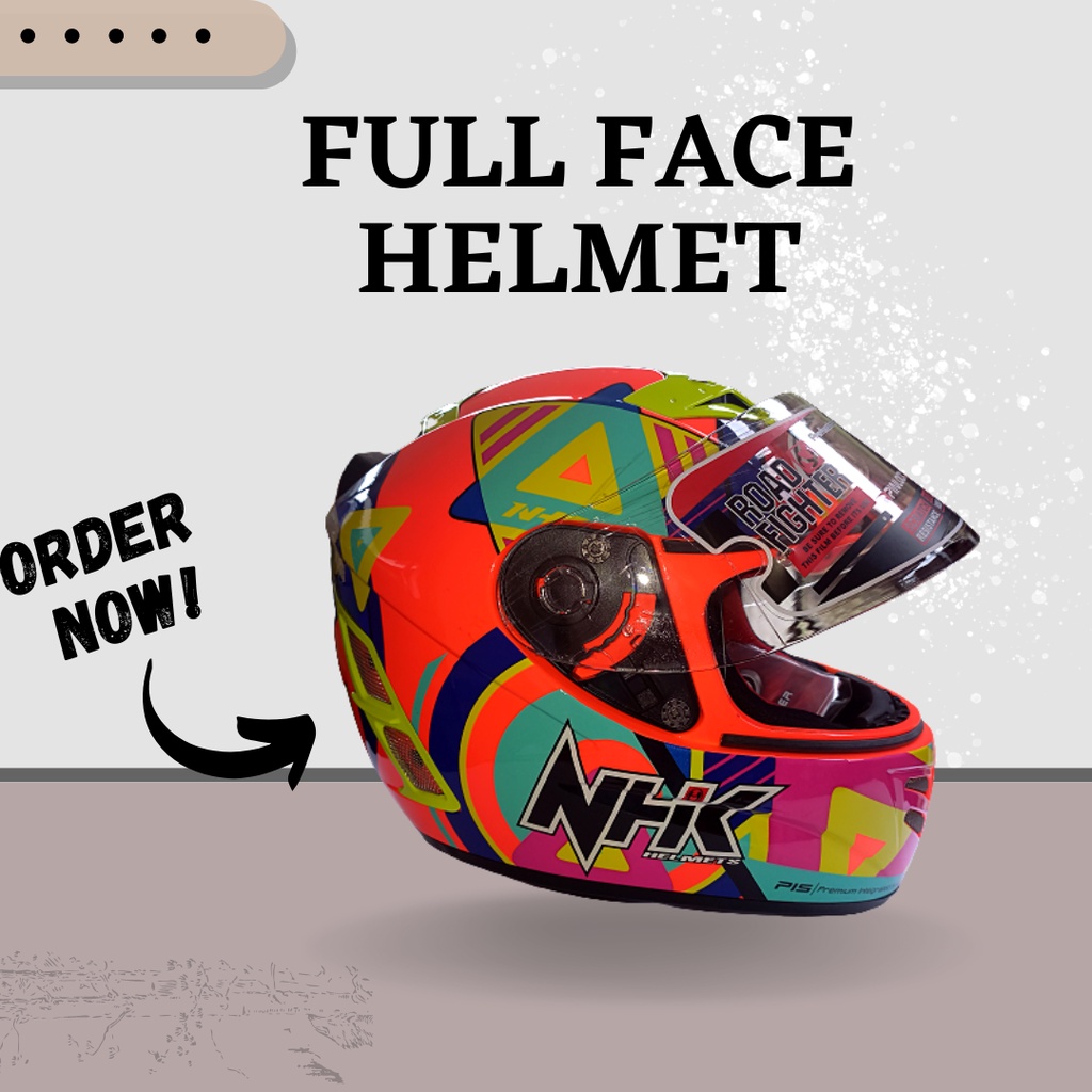 Helm Full Face NHK Terminator Pigment