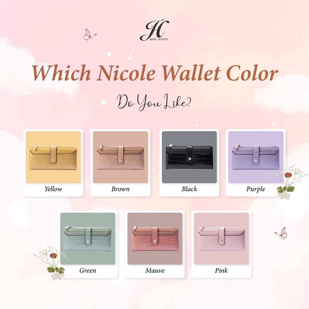 NICOLE JIMSHONEY DOMPET PANJANG WANITA IMPORT