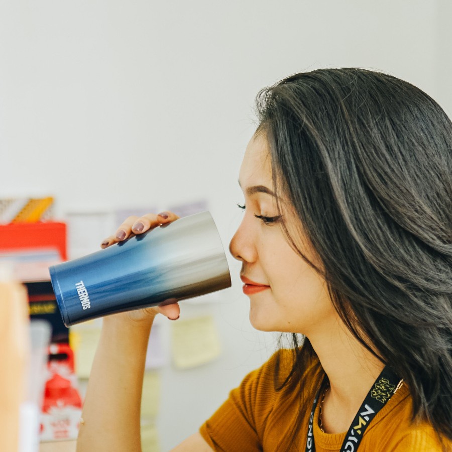 Vacuum Insulated Cup 420ml -  Silver Blue JDE-420C SP-BL