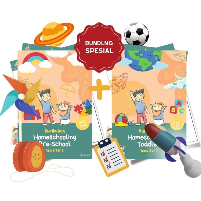 

Kurikulum Homeschooling Anak Pre School Paud 3-4 Tahun
