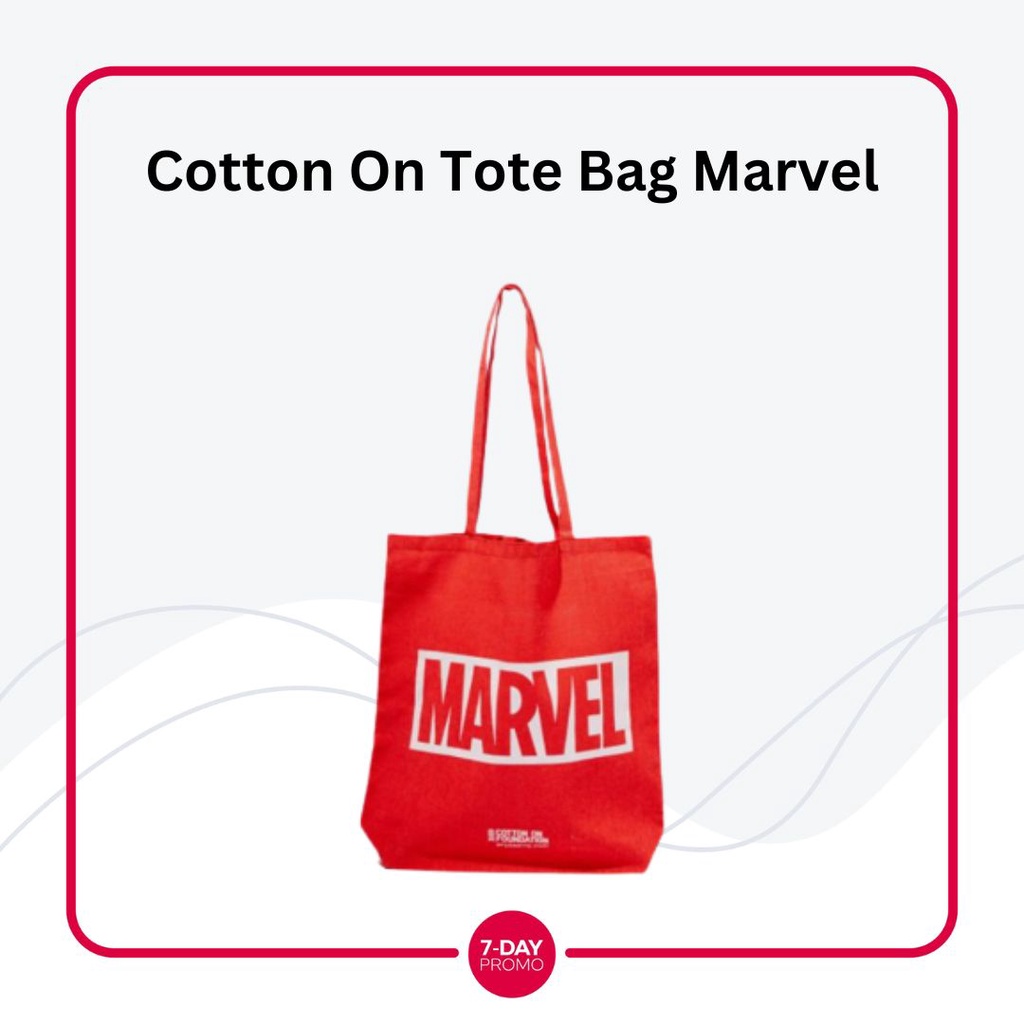 Cotton On Tote Bag Marvel