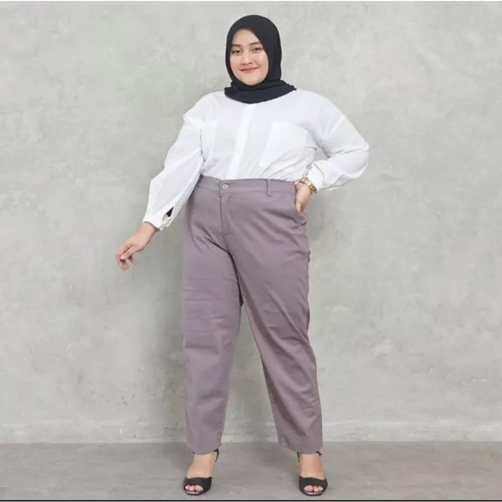 BAGGY PANTS (BISA COD)  / BAGGI PANTS XXL / beggy / celana bahan / big size pants / celana wanita