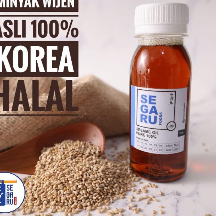 

Promo Terbatas Minyak Wijen Korea Asli 100% | Korean Sesame Oil 100% Halal