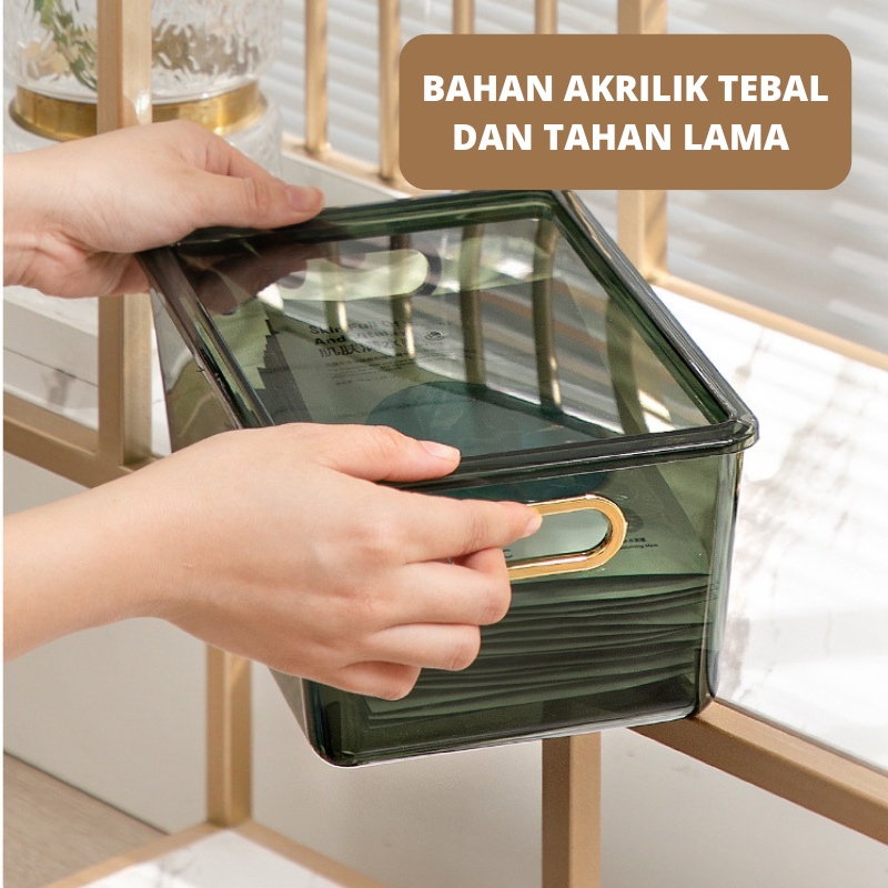 Starlight Kotak Penyimpanan Transparan Storage Organizer Serbaguna Kotak Kontainer Toples Makanan Cemilan Snack Botol Sayur Buah Kulkas HSB607