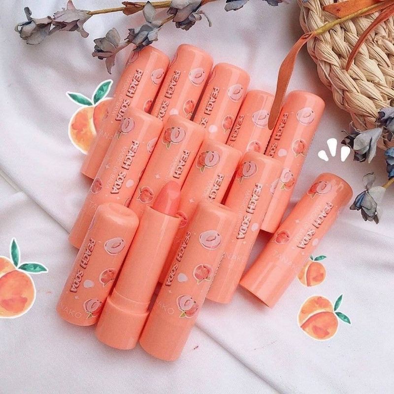 LIP BLAM TANAKO PEACH SODA/SWEET ORANGE/PELEMBAB BIBIR