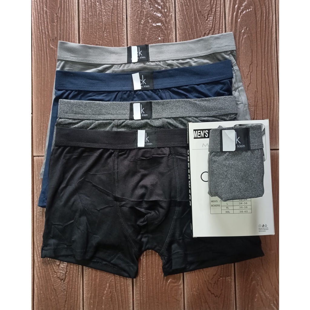 3 pcs celana dalam boxer calvin / boxer pria calvinn SUPER