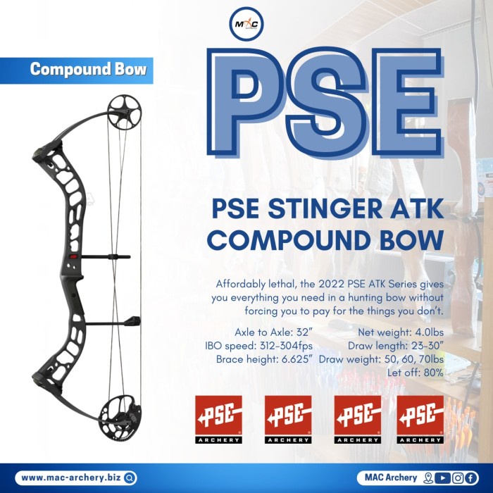 Busur Compound Bow PSE Stinger ATK panahan  standar bow