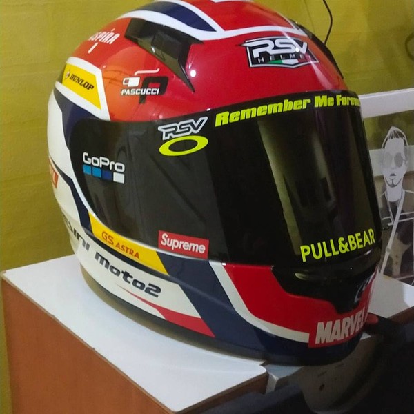 Cutting Sticker Visor Helm Logo O