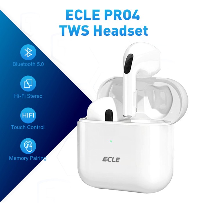 TACOO TWS BLUETOOTH EARPHONE/EARBUDS TEH0432 HI-FI NOISE REDUCTION