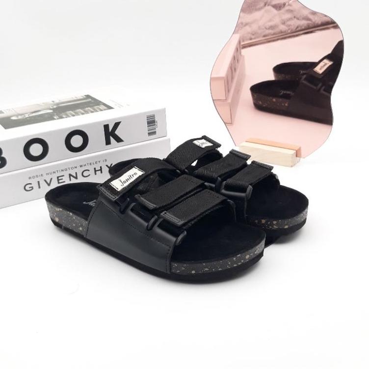 HARGA SPESIAL CASUAL.BAG SANDAL PRIA KOREA UKURAN 39-44 FASHION ULZZANG SANDAL HITAM ROMA MUSIM PANA