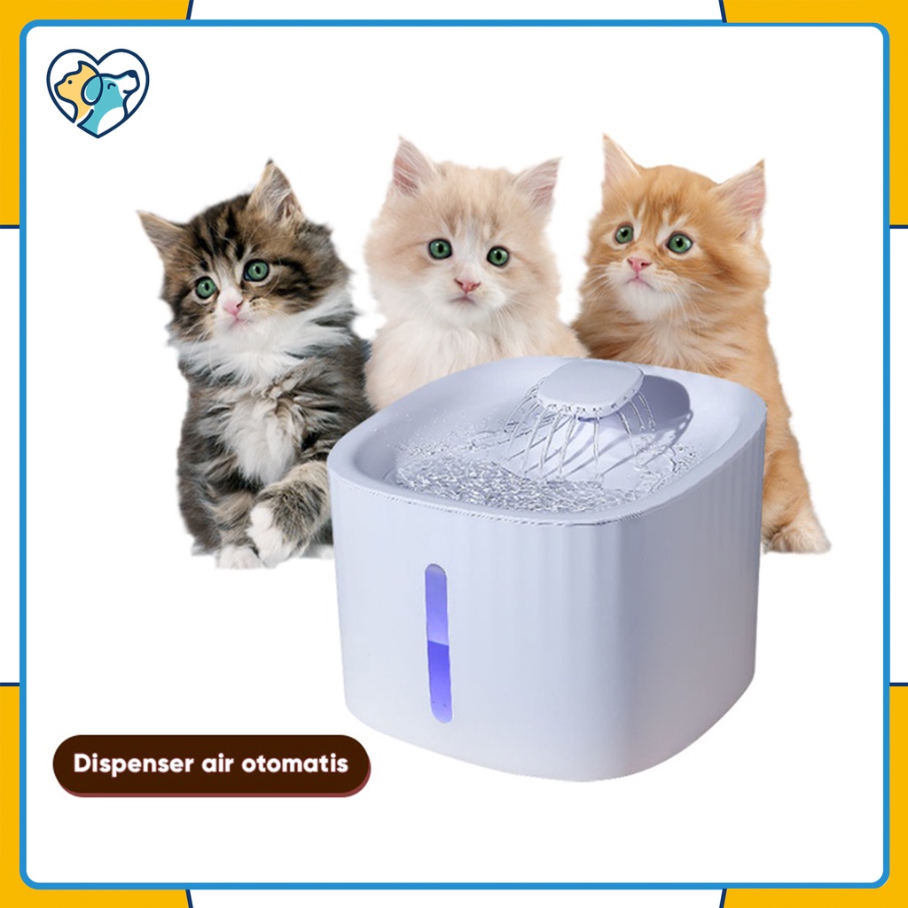 3L Tempat Minum Kucing Otomatis Dispenser Tempat Minum Hewan Pet Water Dispenser Fountain