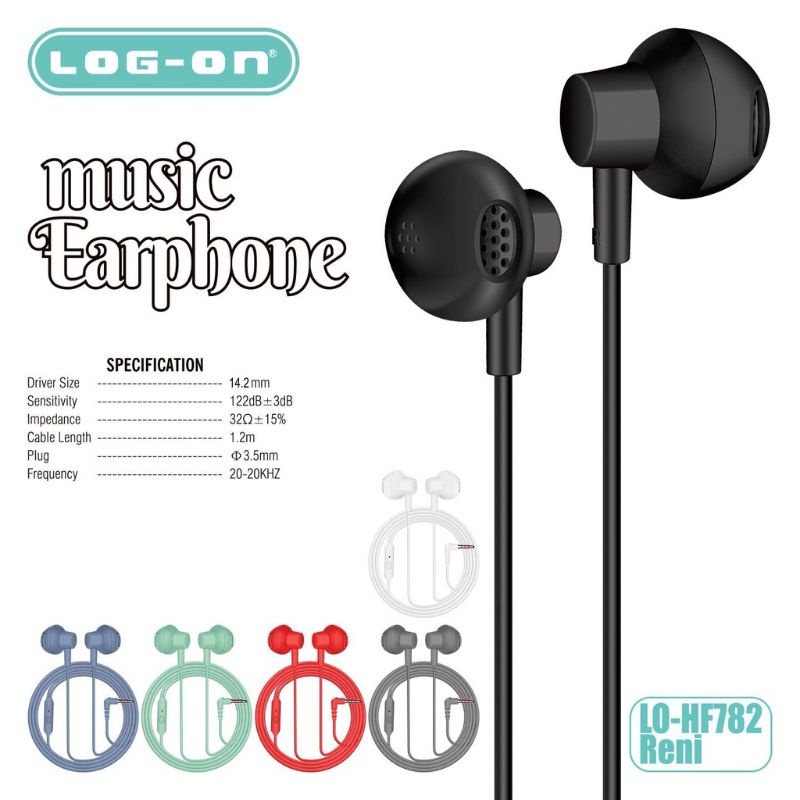 Earphone Log on LO-HF782 RENI