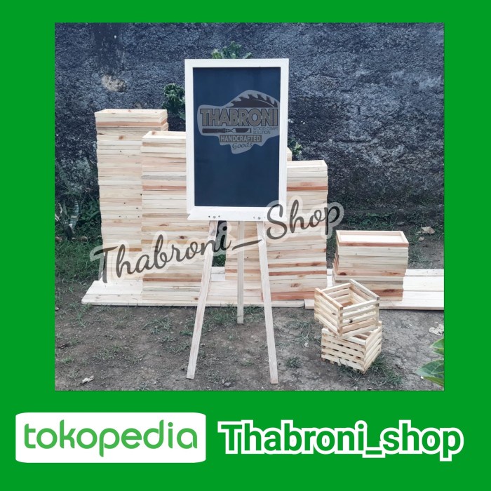 

STANDING TRIPOT 120CM KAYU KAKI PENYANGGA PAPAN TULIS KAPUR TRIPOD