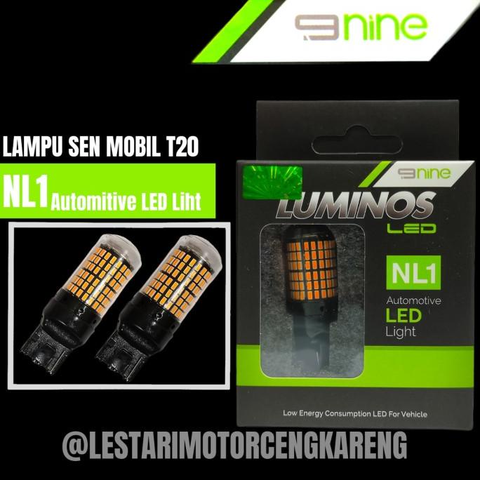 LUMINOS LED LAMPU SEN SEIN MOBIL SUPER BRIGHT CANBUS FREE T20 114 LED
