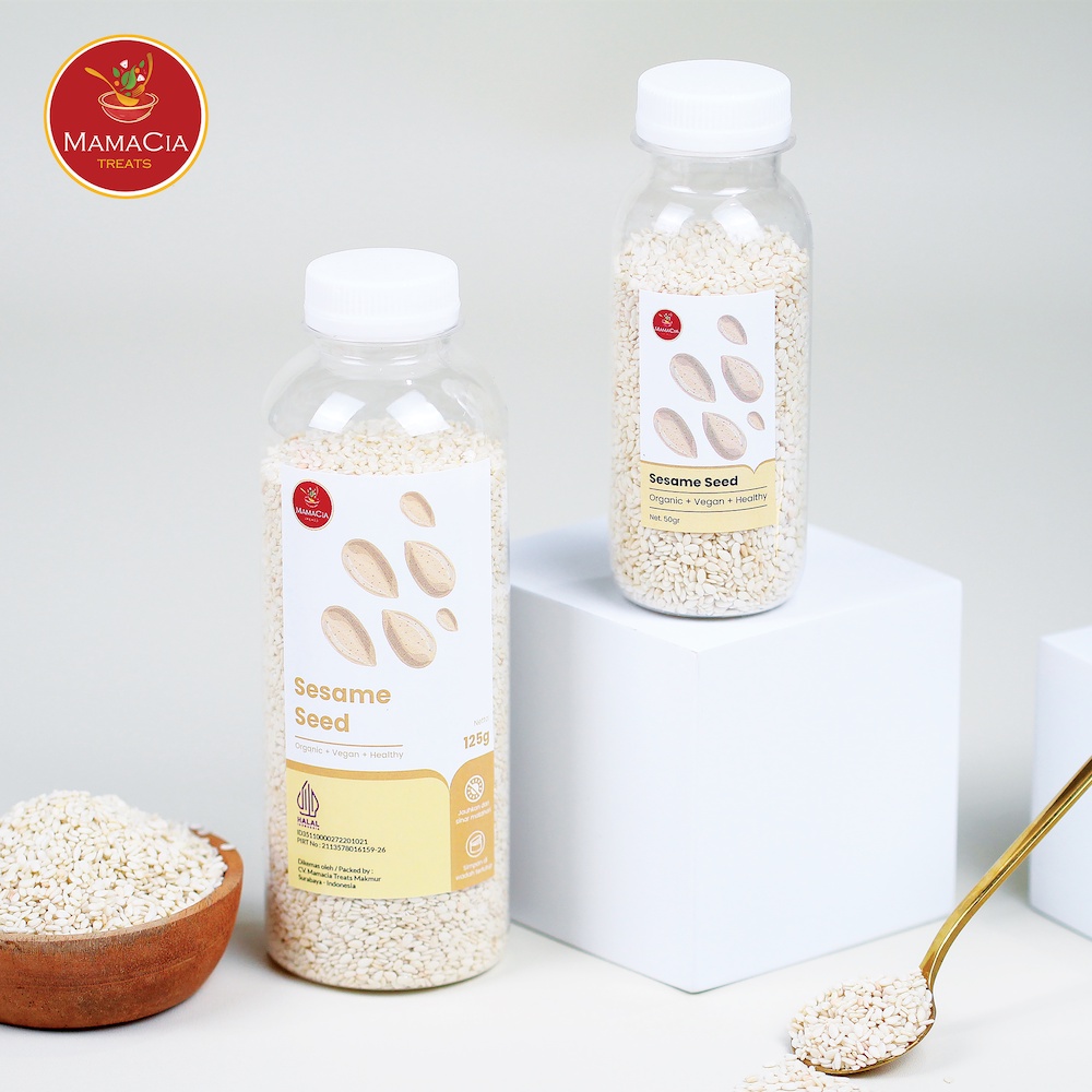 

Mamacia Treats Sesame Seed Wijen Putih 50 gr (botol)