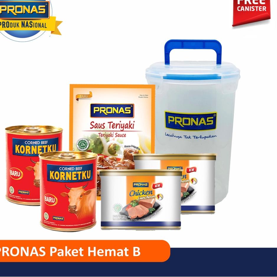 

℗ PRONAS Paket Hemat B Bundling 5 pcs Free Canister ❉