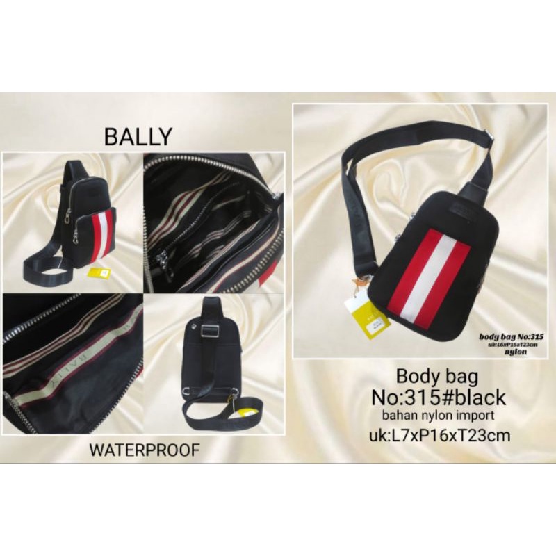 Tas body bag bally pria import