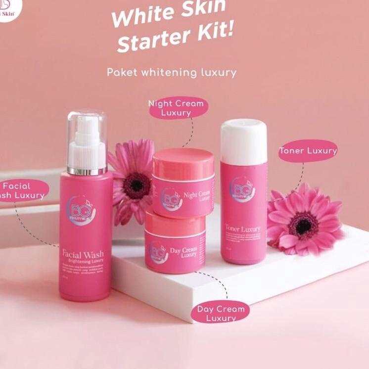 ⅍ paket whitening luxury bg skincare beauty Glow skincare Cantikskincare ➾