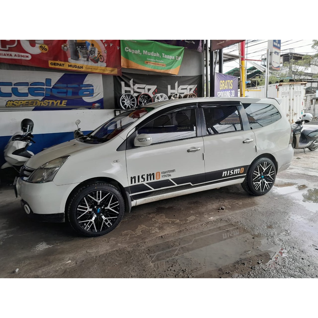 PAKETAN VELG HSR GRAND LIVINA R17 BAN ACCELERA PHI-R 205/45 R17 HSR BENAWA