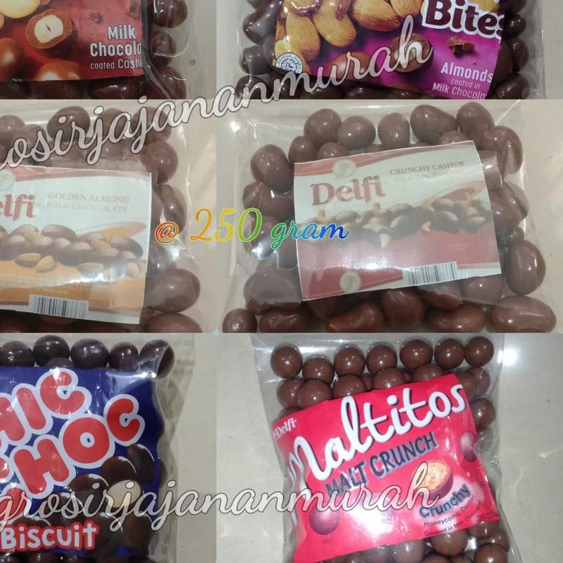 

✮ PROMO COKLAT SILVER QUEEN BITES MEDE/ ALMOND SILVERQUEEN SNACK COKELAT 250 gr CHIC CHOC DELFI MALTITOS ❁