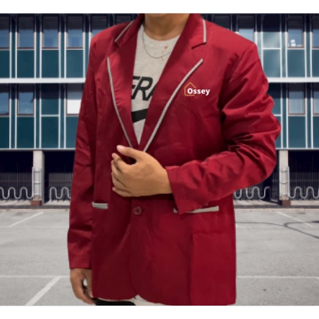 JAS ALMAMATER WARNA MERAH MARON CUSTOM PREE ORDER