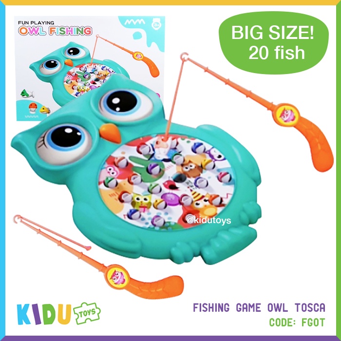 Mainan Pancingan Anak Fishing Game Owl Kidu Toys