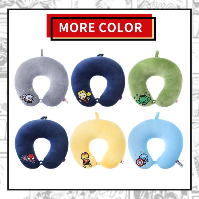 Bantalku Miniso Bantal Leher Dengan Penutup Mata Marvel Series